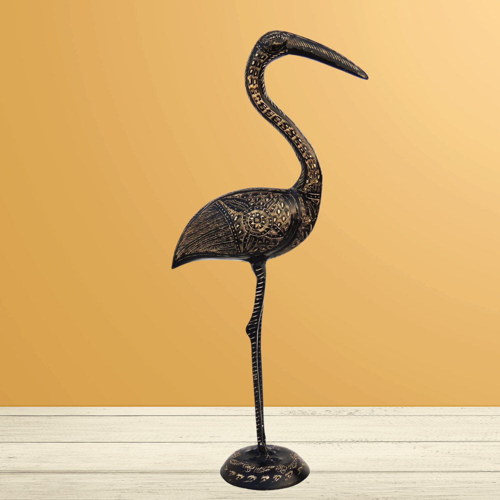 Brass Showpiece Duck Statue