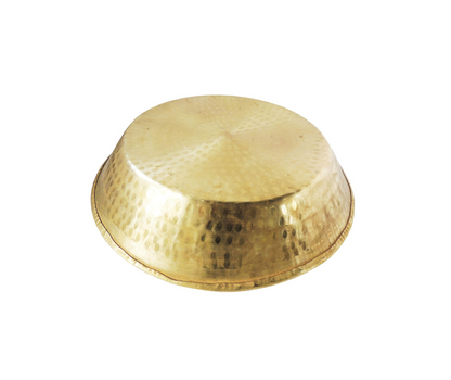 Brass Parat Gahari Deep Thali