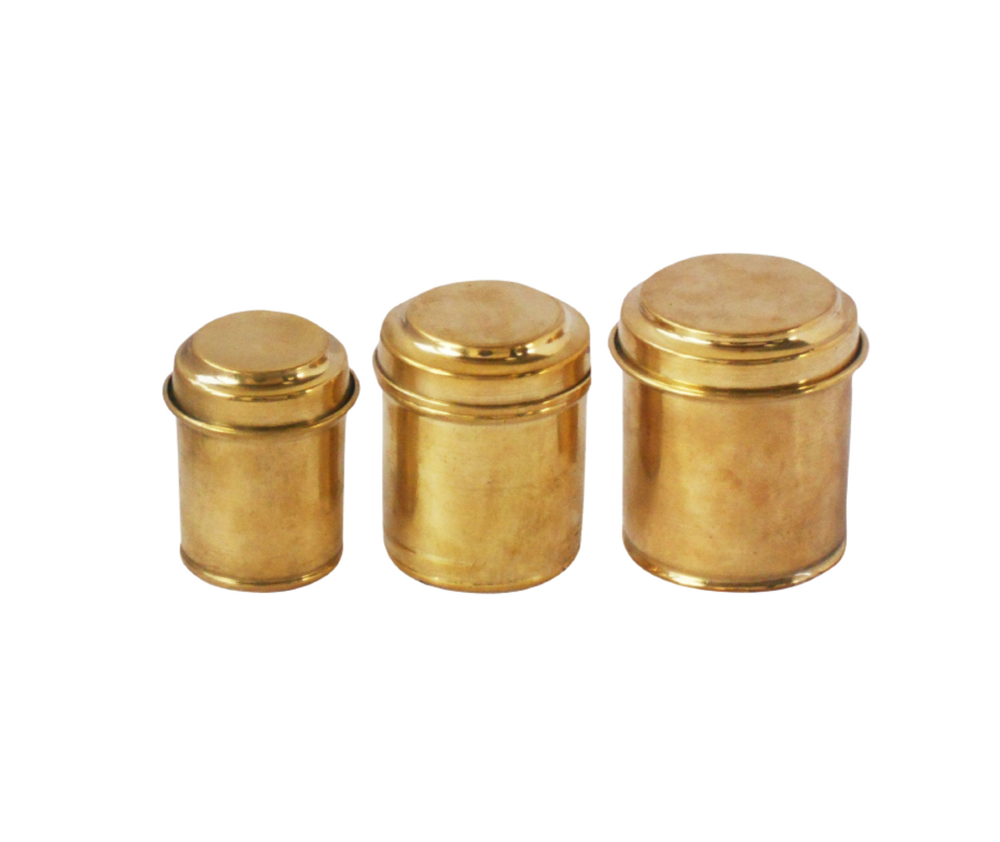 Brass Box Miniature Toy 3 Pcs Set