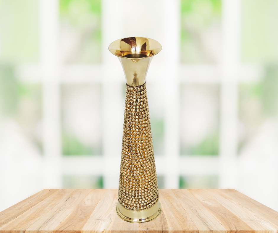 Brass Flower Pot Vase