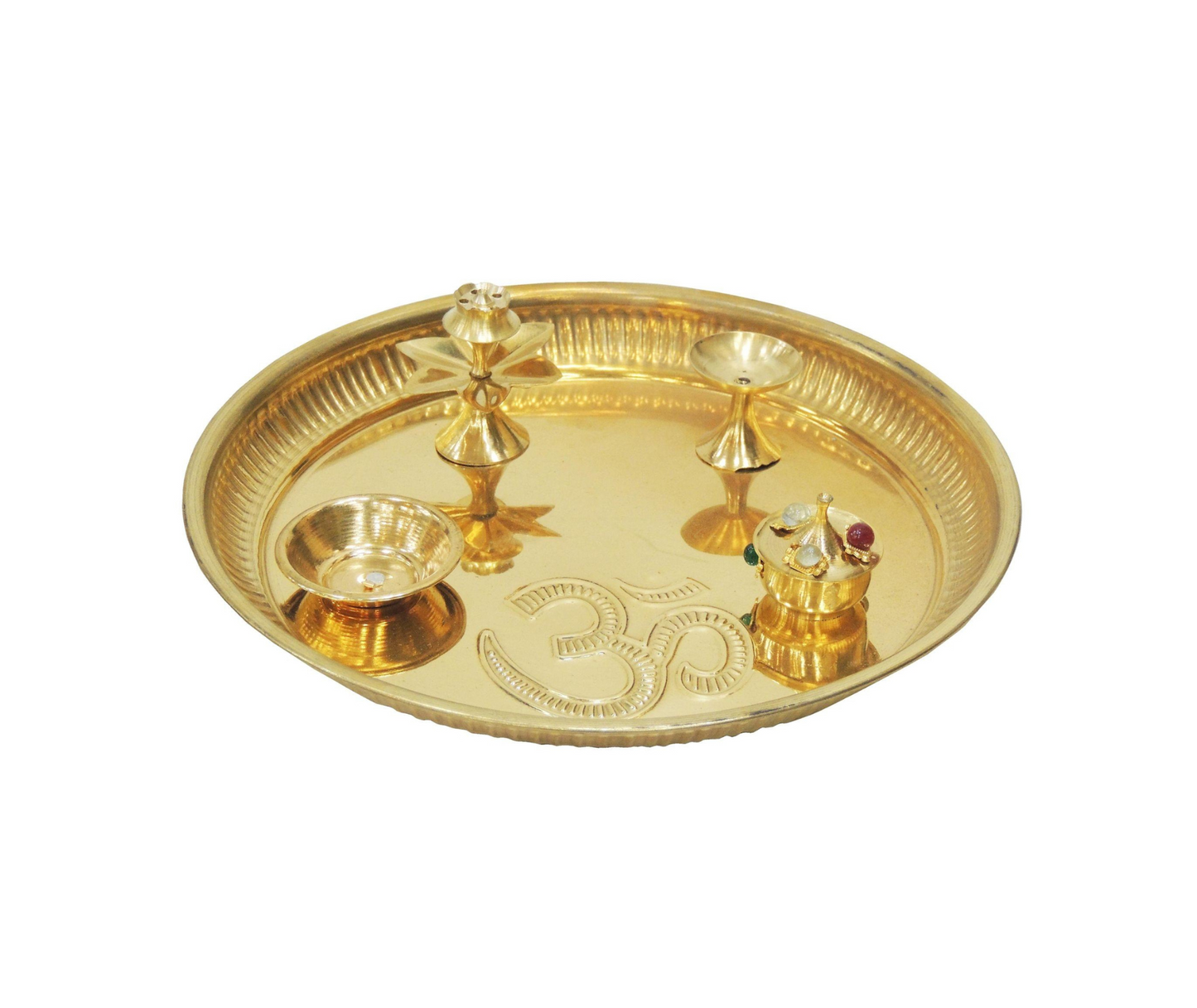 Brass Pooja Thali