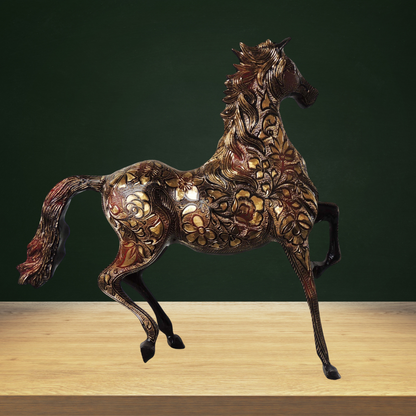 Brass Showpiece Small Horse Statue