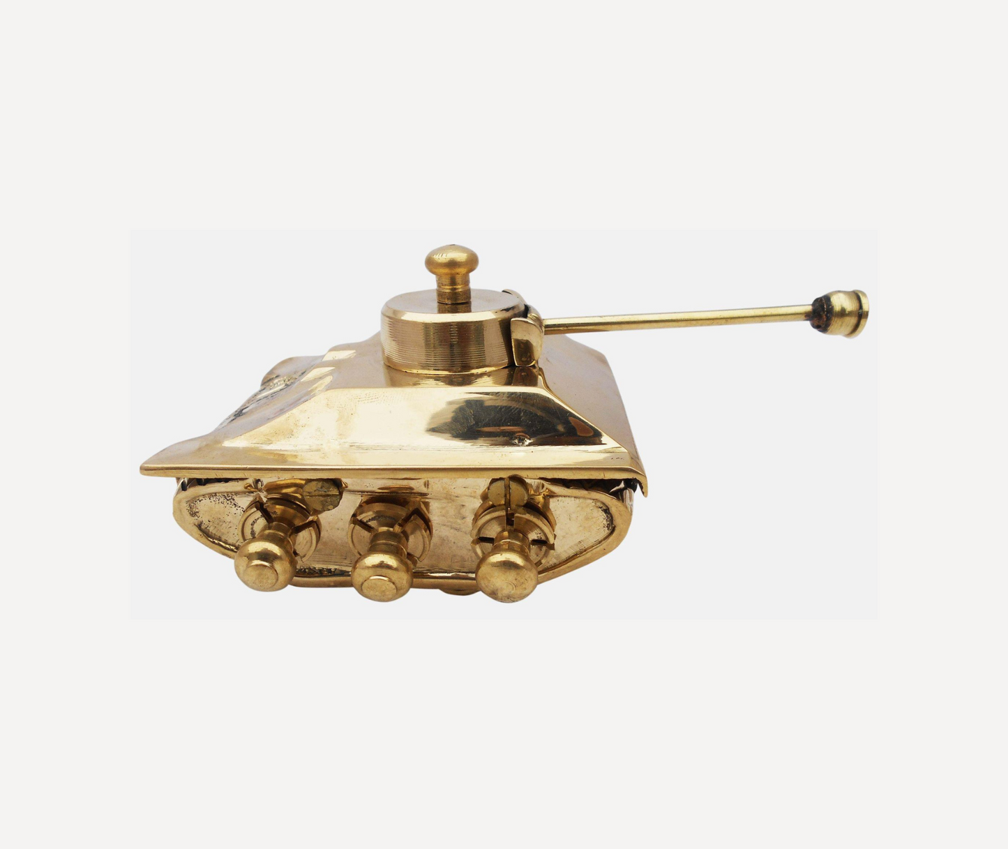 Brass Tank Miniature For Children Playing