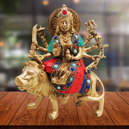 Brass Durga Ji God Idol Statue