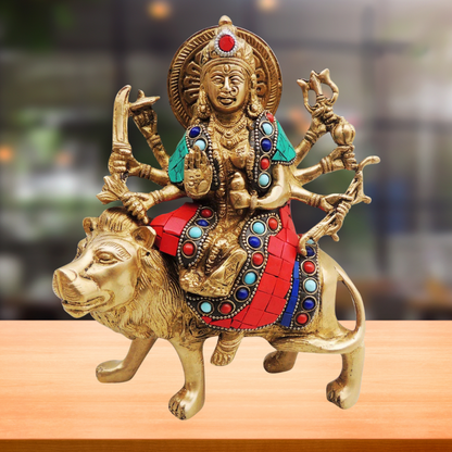 Brass Durga Ji God Idol Statue