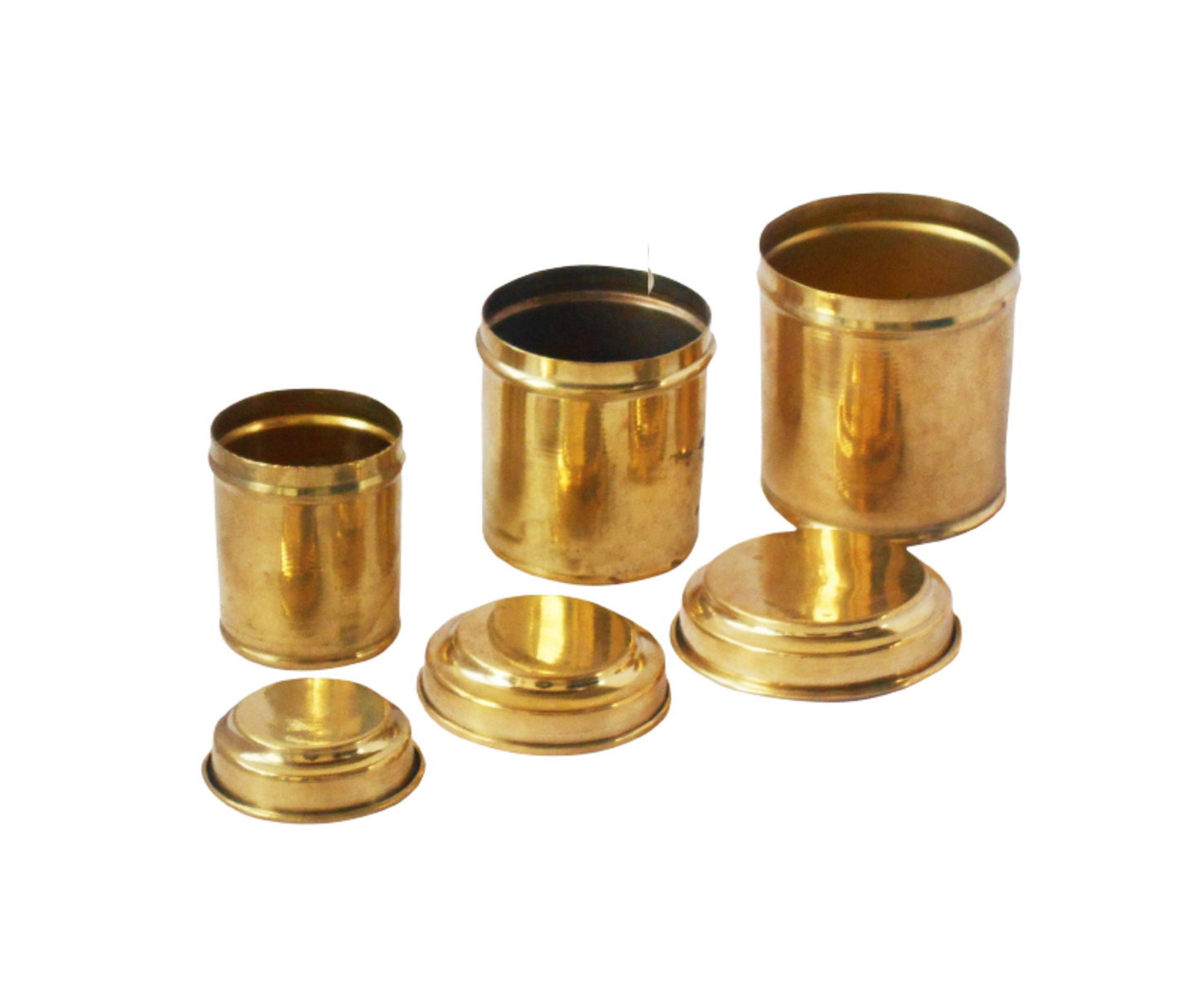 Brass Box Miniature Toy 3 Pcs Set