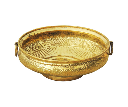 Brass Urli With Handwork