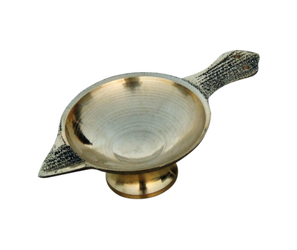 Brass Table Oil Lamp Deepak