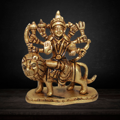 Brass Durga Ji Goddess Idol Statue