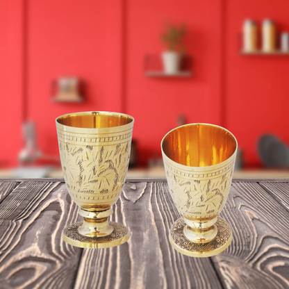 Pure Brass Glass |Pack of 12