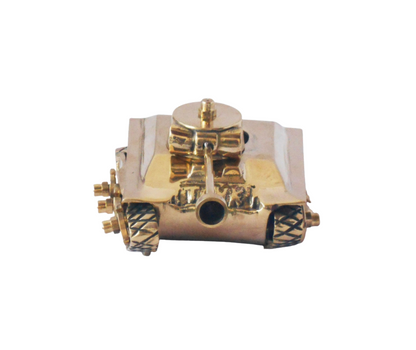 Brass Tank Miniature For Children Playing