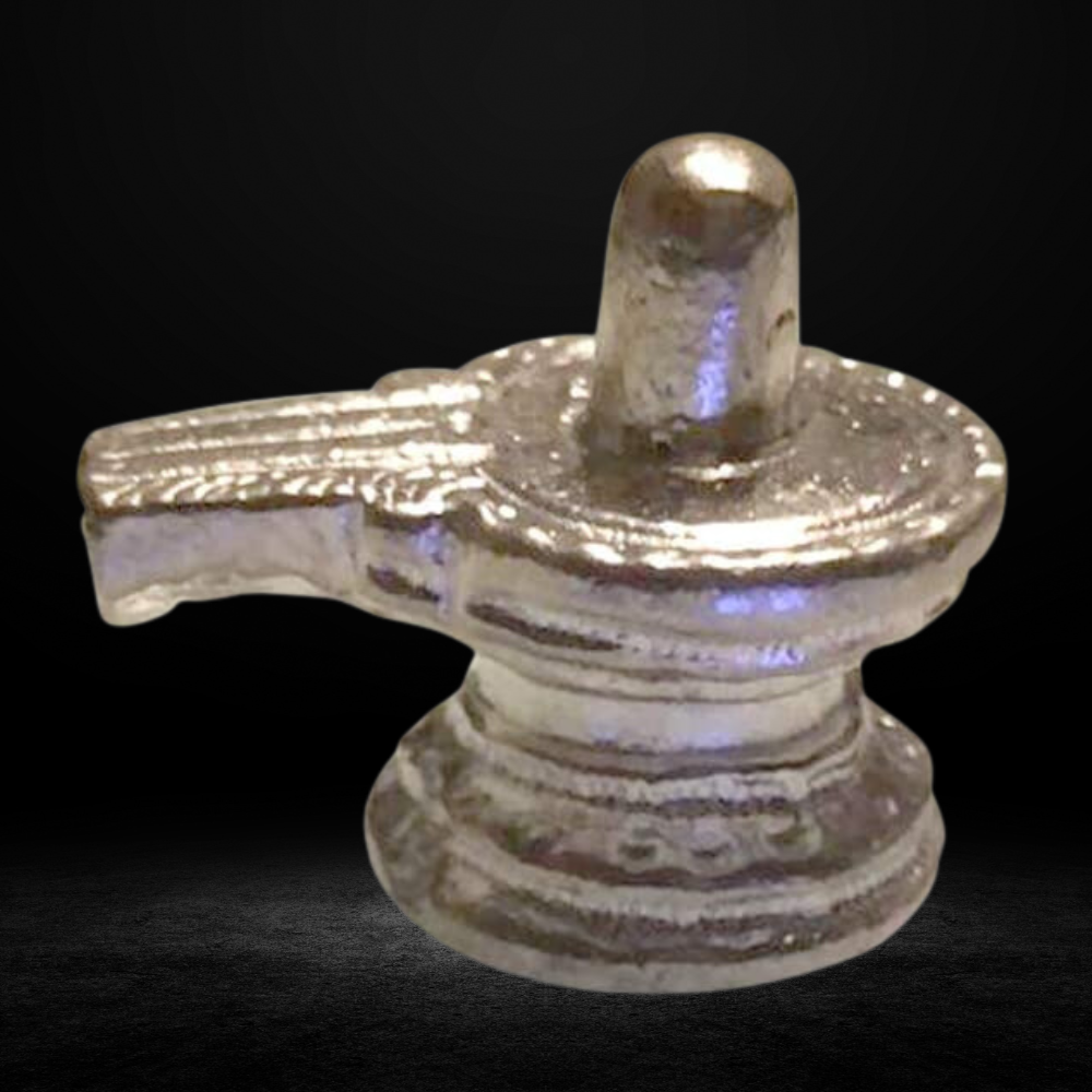 Pure Silver Lingam 40 grams - PUSHMYCART