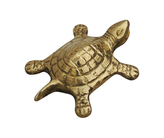 Brass Tortoise Statue Small