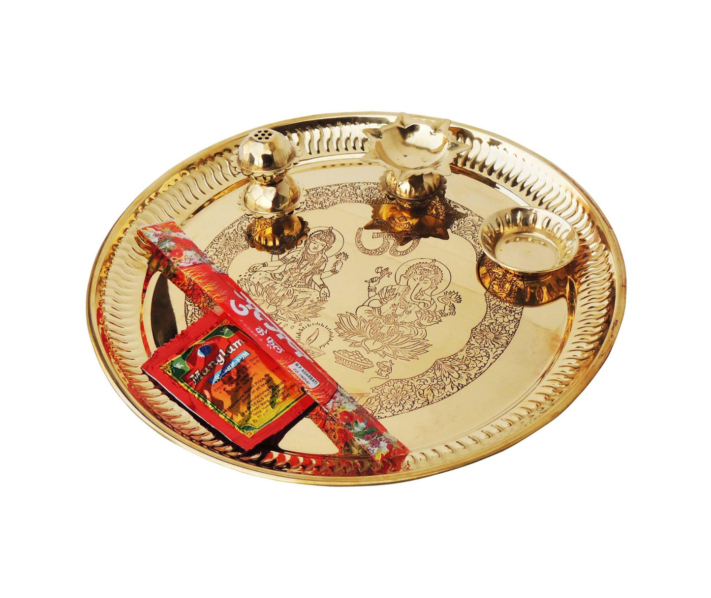 Brass Pooja Thali Set