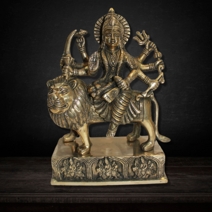 Brass Durga Ji Goddess Idol Statue