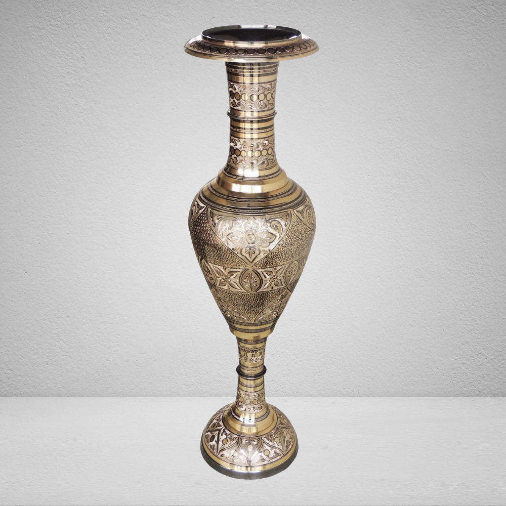 Brass Flower Pot Vase