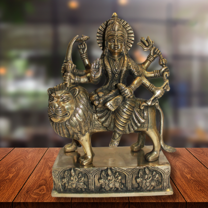 Brass Durga Ji Goddess Idol Statue