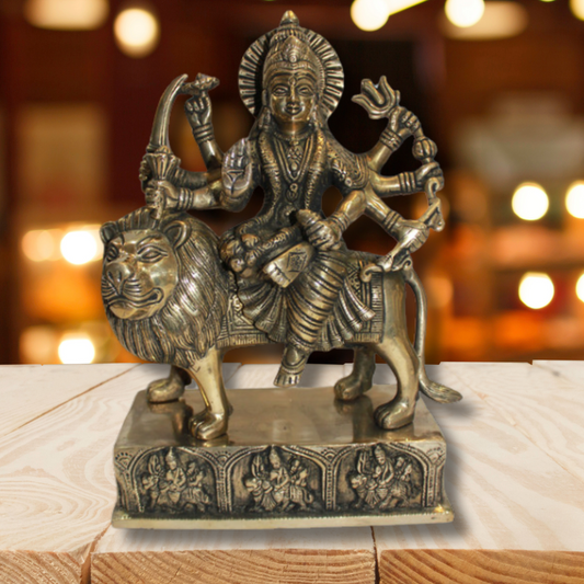 Brass Durga Ji Goddess Idol Statue