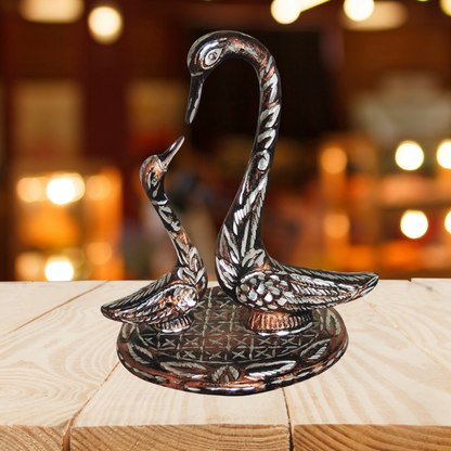 Brass Duck Pair Statue