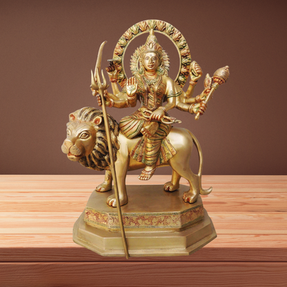 Brass Durga Ji Goddess Idol Statue