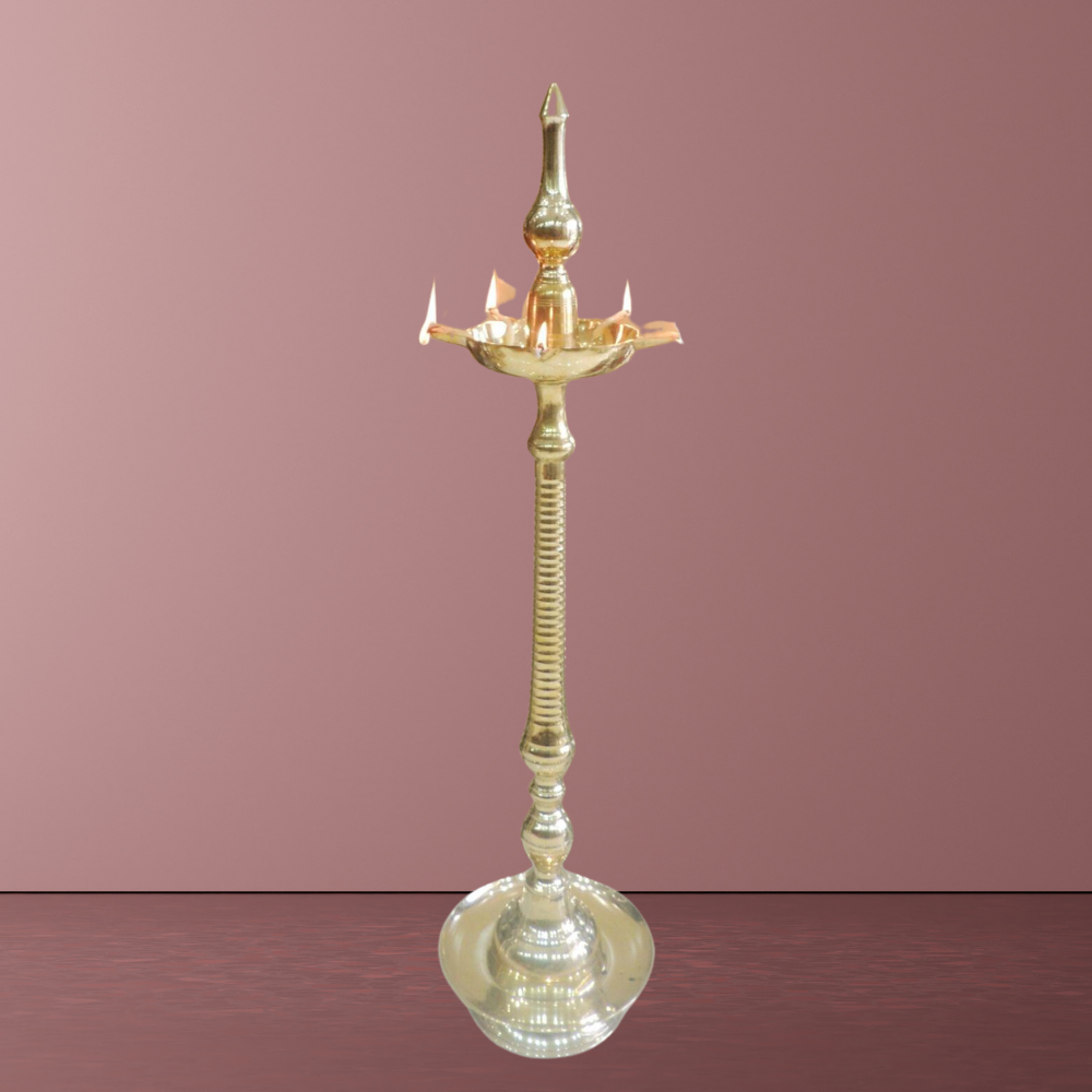 Brass Kerala Fancy Oil Lamp Deepak