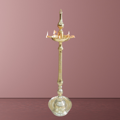 Brass Kerala Fancy Oil Lamp Deepak