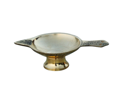 Brass Table Oil Lamp Deepak