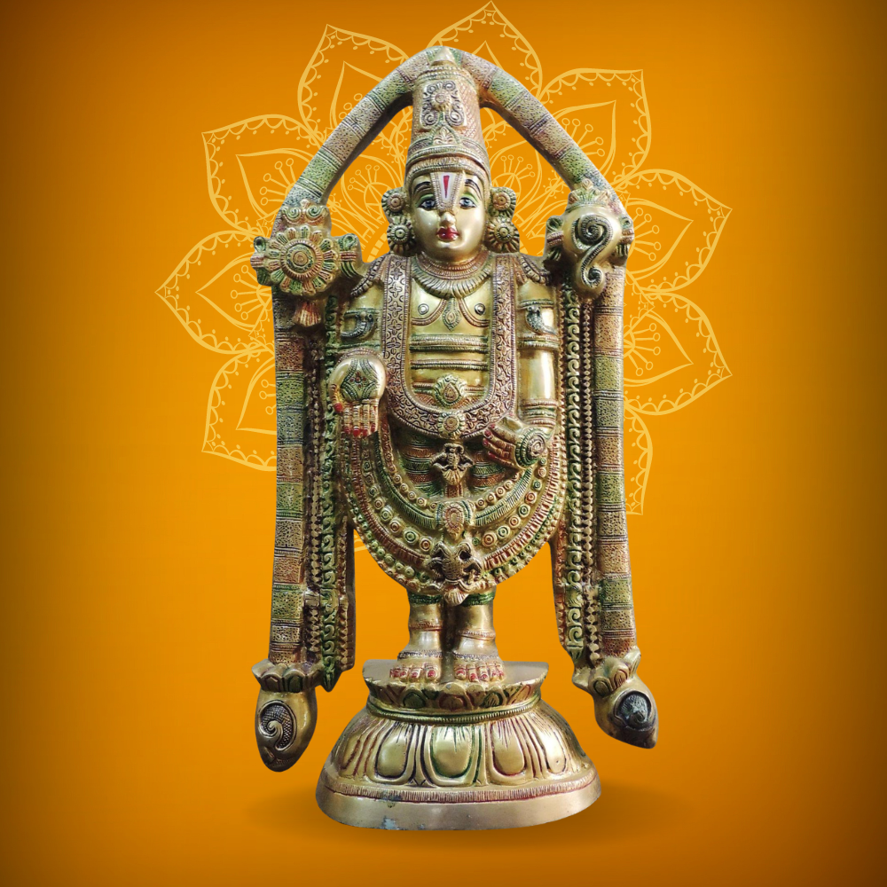 Brass Tirupati Bala Ji God Idol Statue