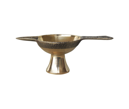 Brass Table Oil Lamp Deepak