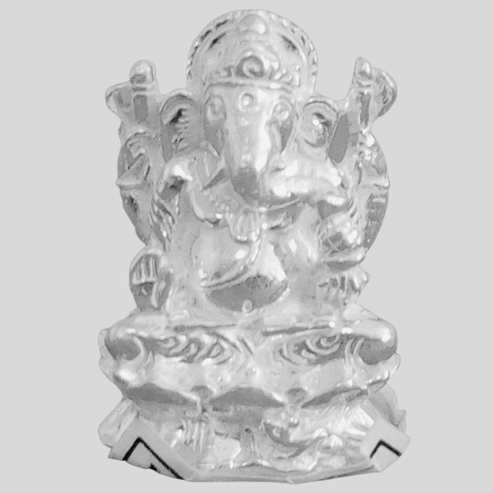 Pure Silver Ganesh Idol