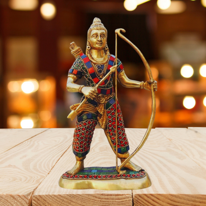 Brass Sri Ram Statue Idol