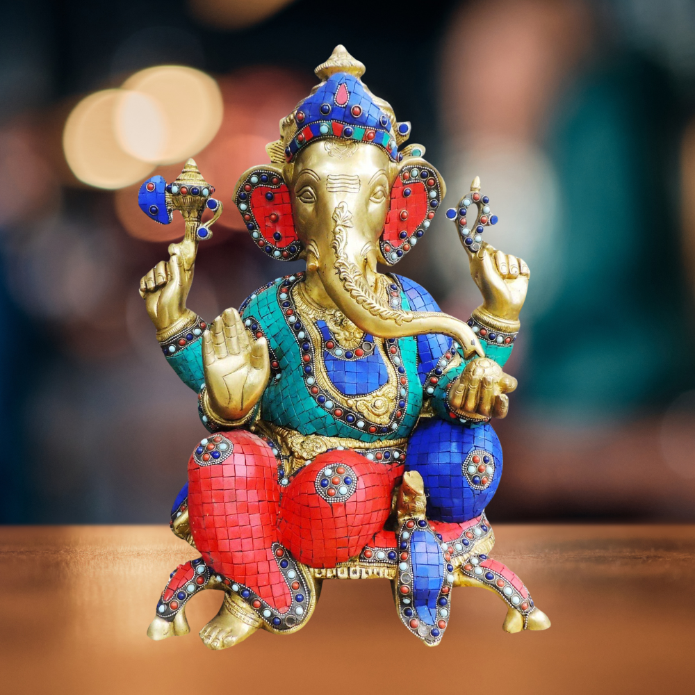 Brass Ganesh Ji Statue