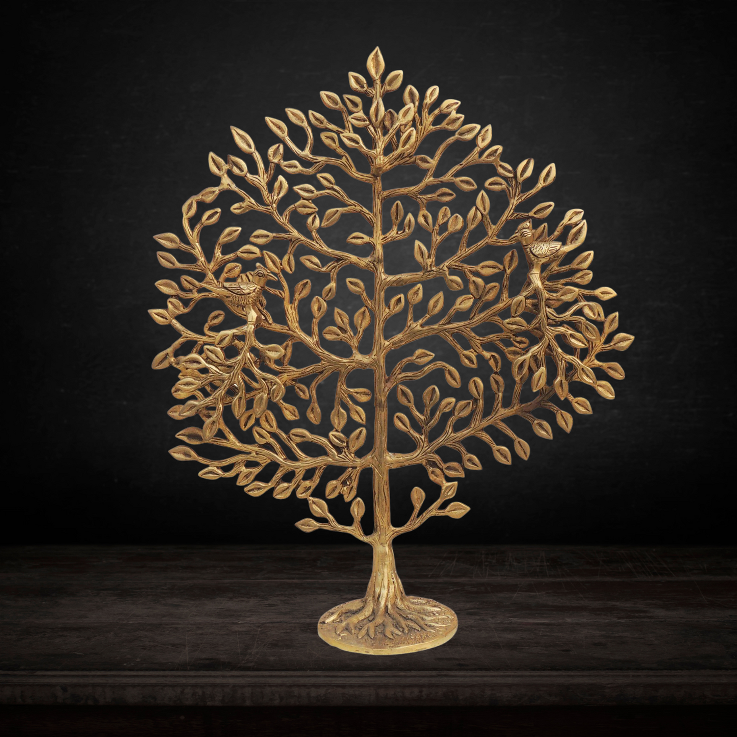 Brass Tree Round Base