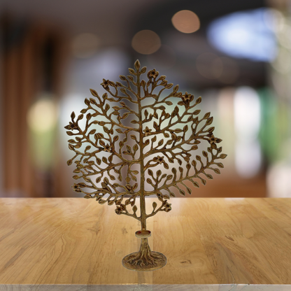 Brass Table Decor Tree