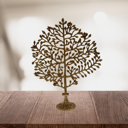 Brass Table Decor Tree