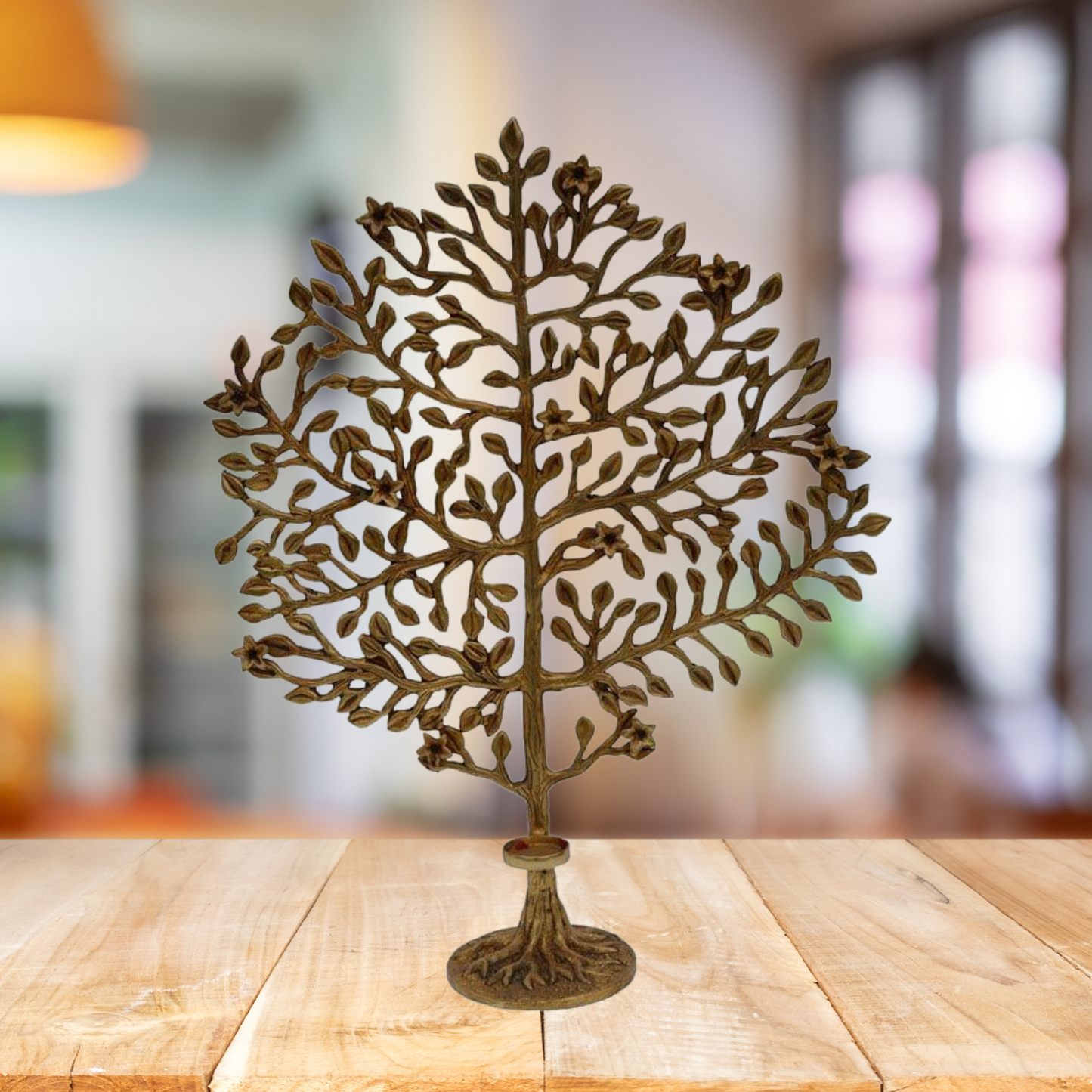 Brass Table Decor Tree