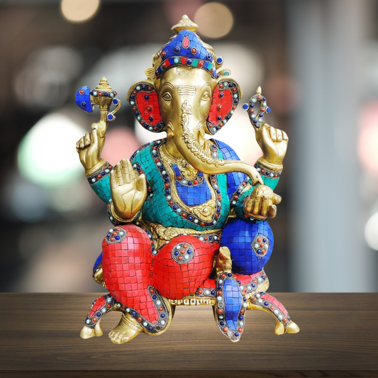 Brass Ganesh Ji Statue