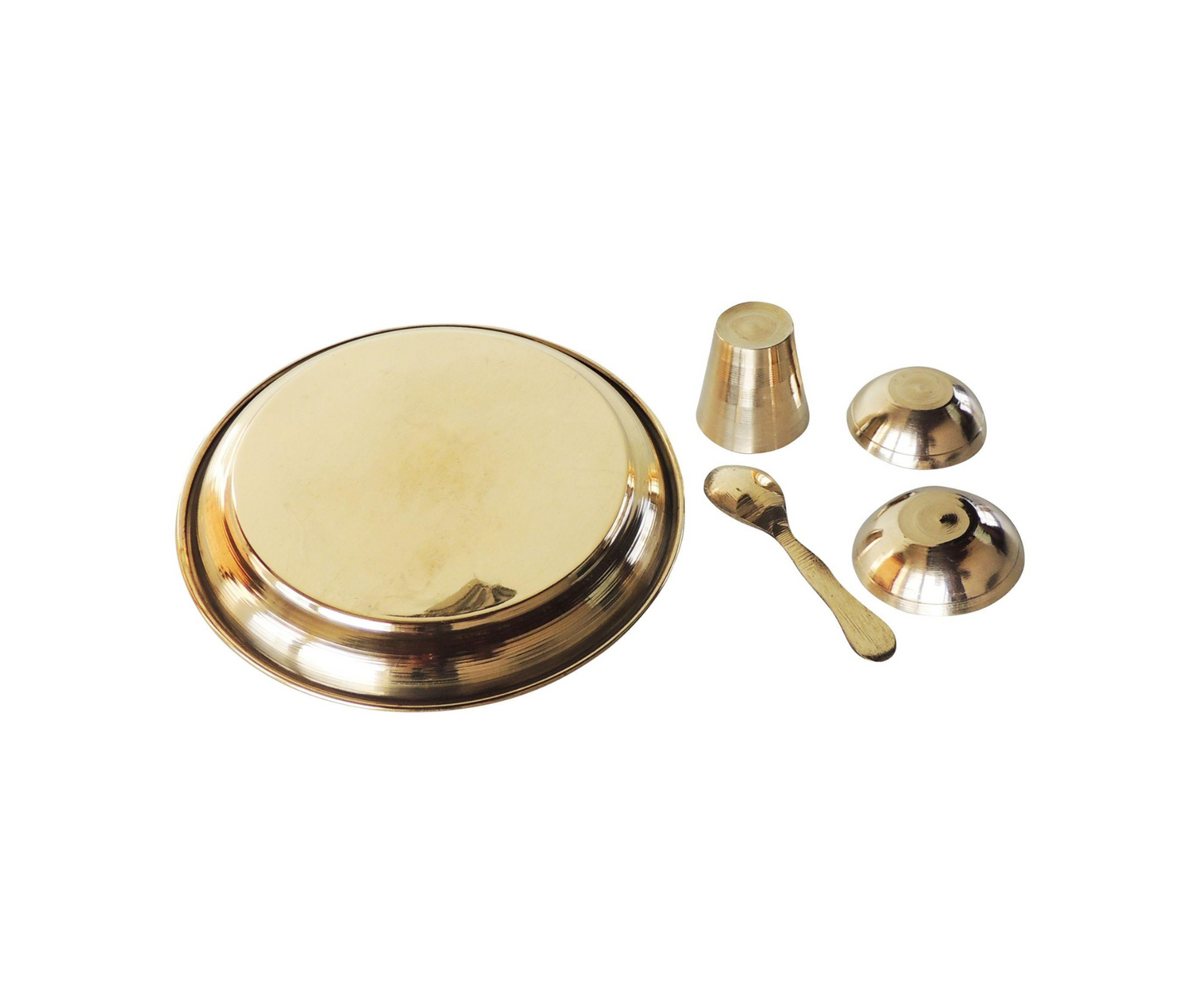 Brass Laddu Gopal Thali Set