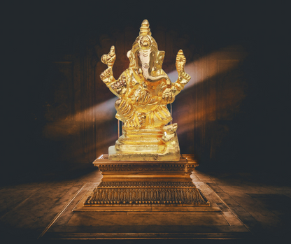 Brass Ganesh Ji God Idol Statue