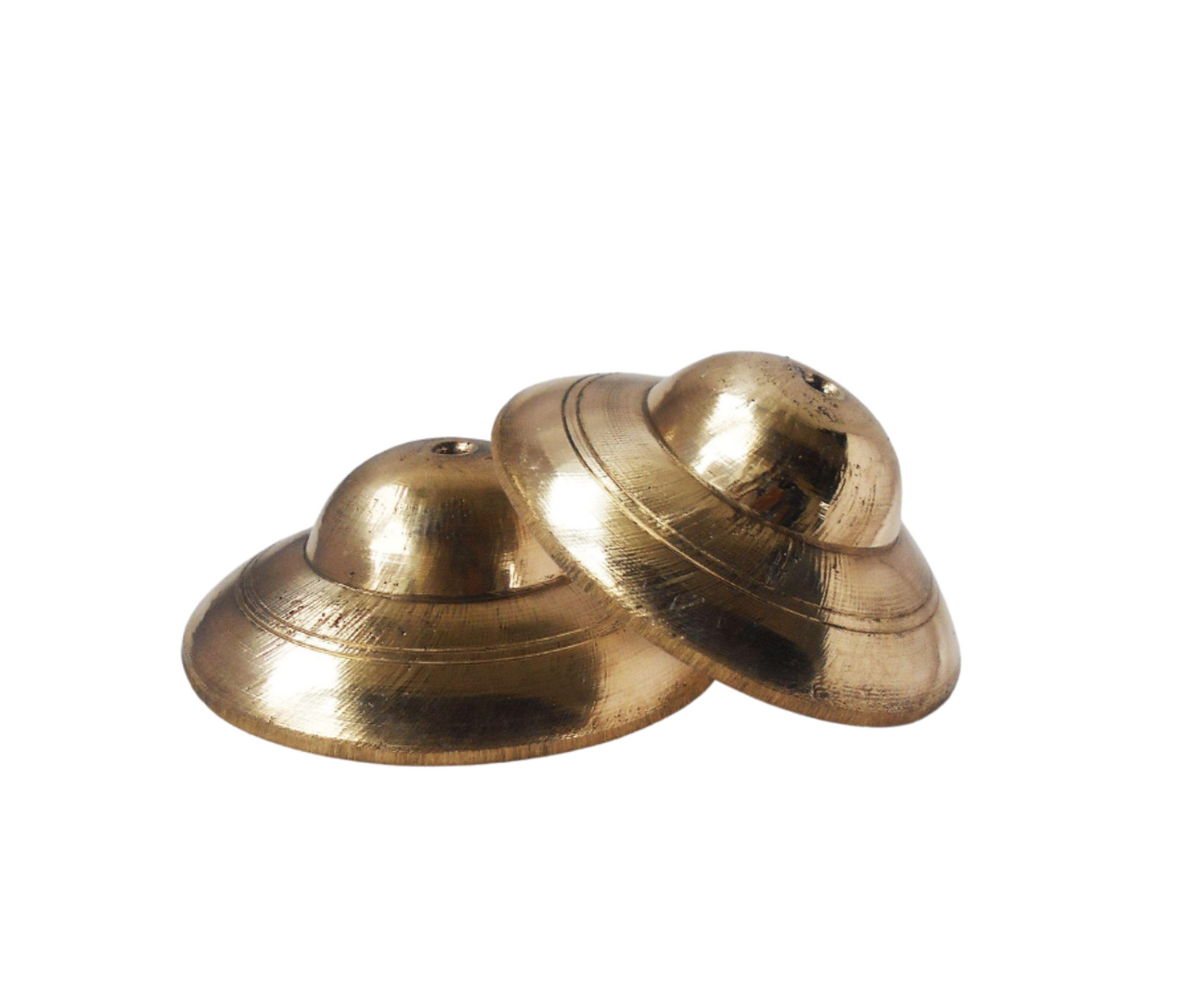 Brass Manjira With Brass Finish