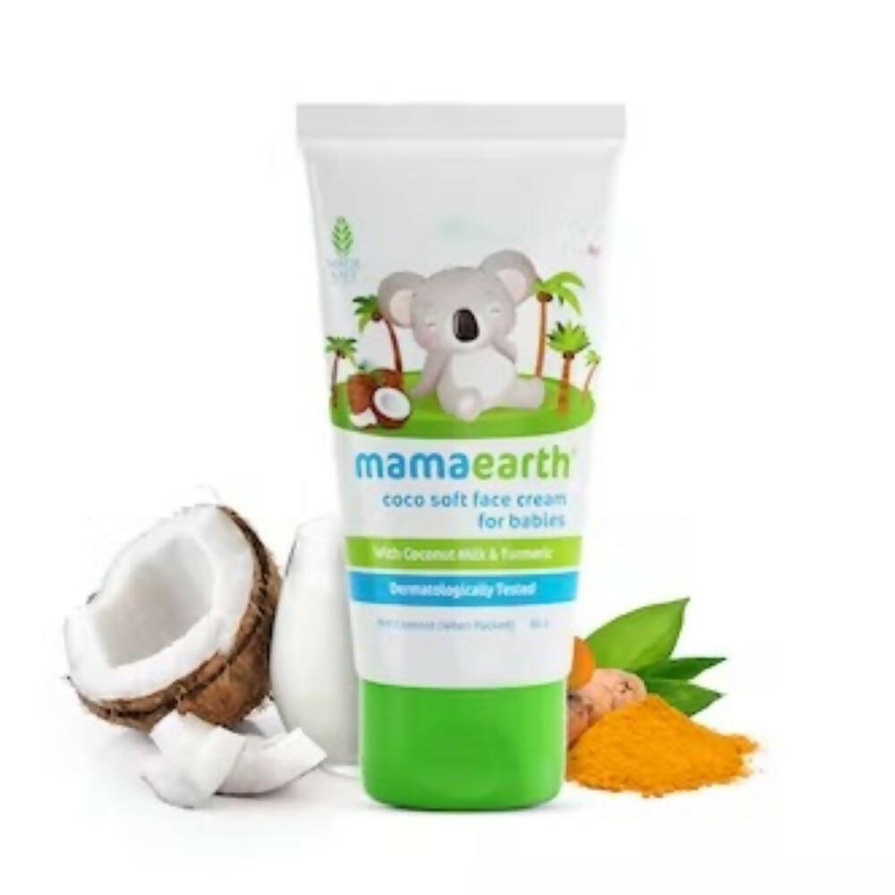 Mamaearth Coco Soft Face Cream With Coconut Milk and Turmeric For Babies