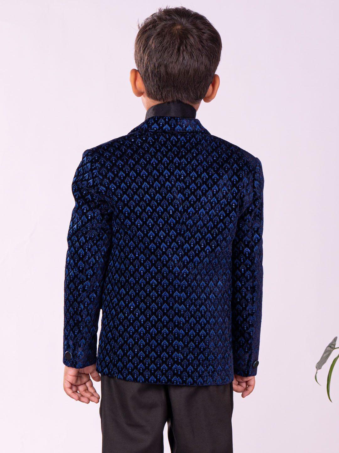 Vastramay Boy's Navy Blue Blazer