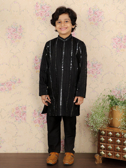 Viscose Black Mirror Traditional Sibling Set