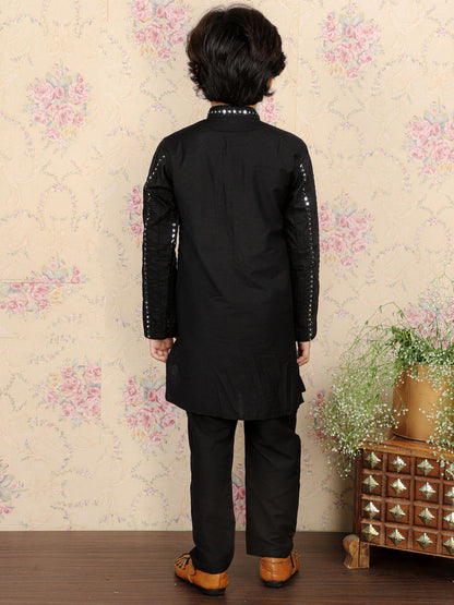 Viscose Black Mirror Traditional Sibling Set