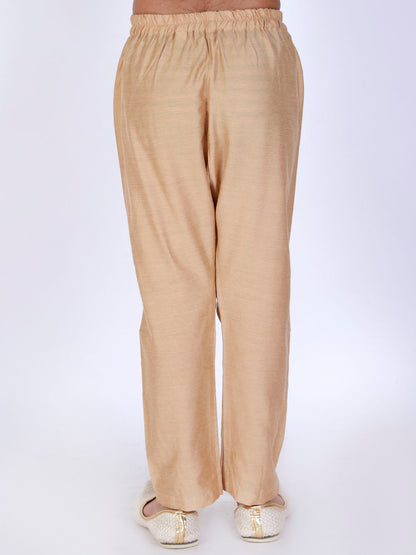 Vastramay Boys Rose Gold Solid Relax-Fit Pyjama