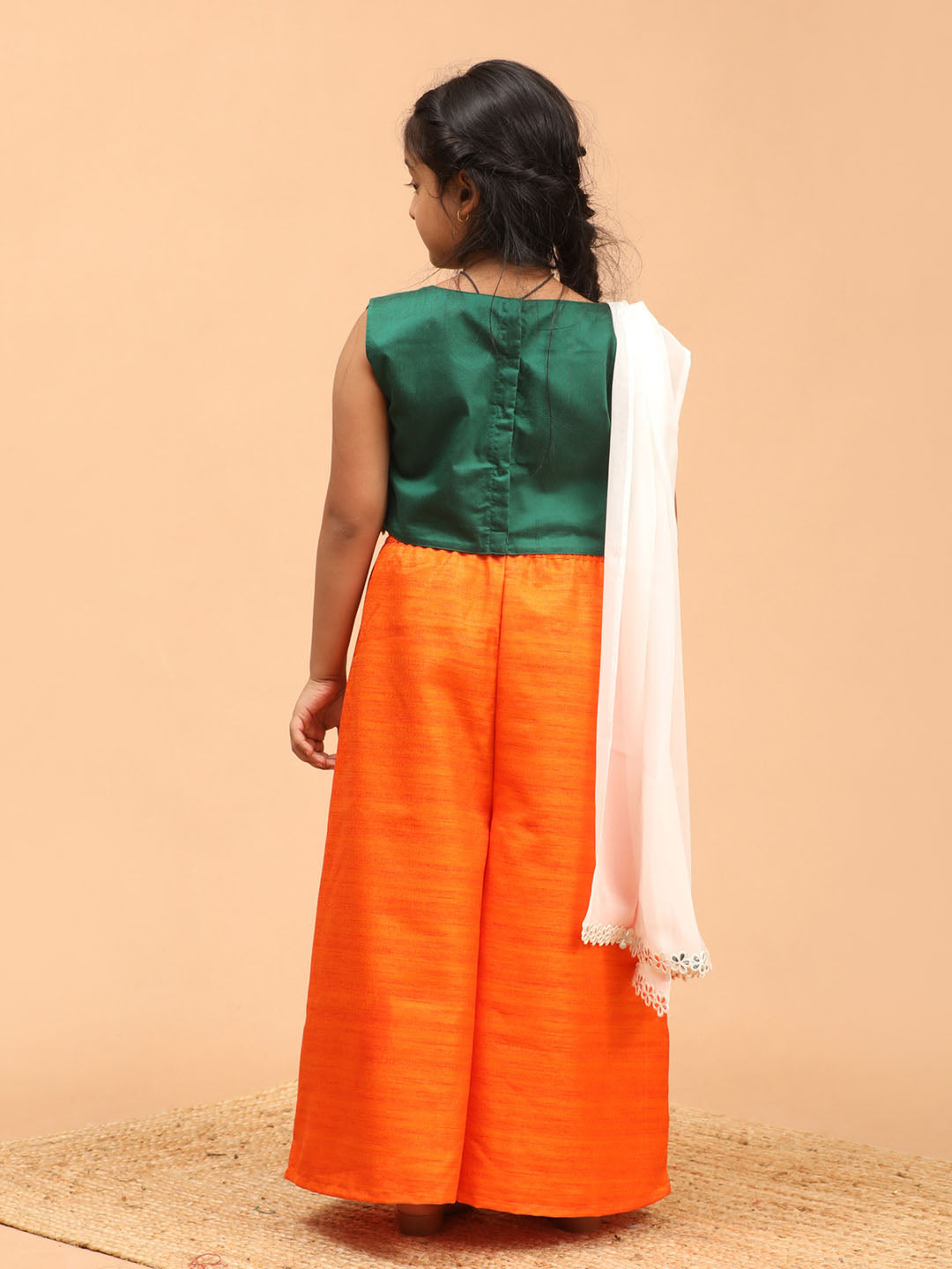 Vastramay girls republic day special palazzo set