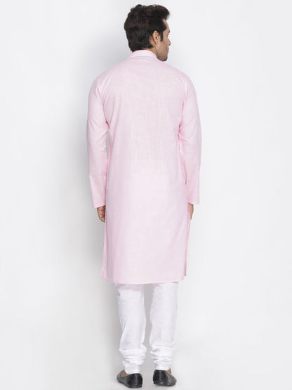 Vastramay Pink Baap Beta Kurta Pyjama Set