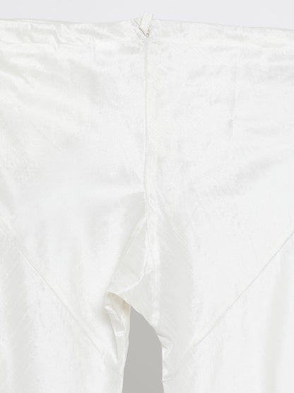 mens dark blue cotton silk blend kurta and pyjama set572