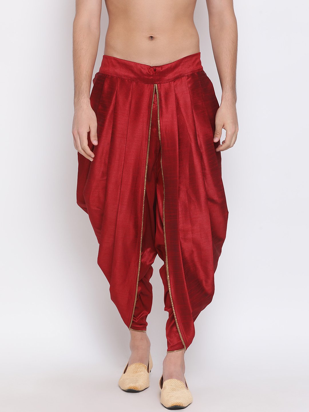 Vastramay Men's Solid Dhoti Pant