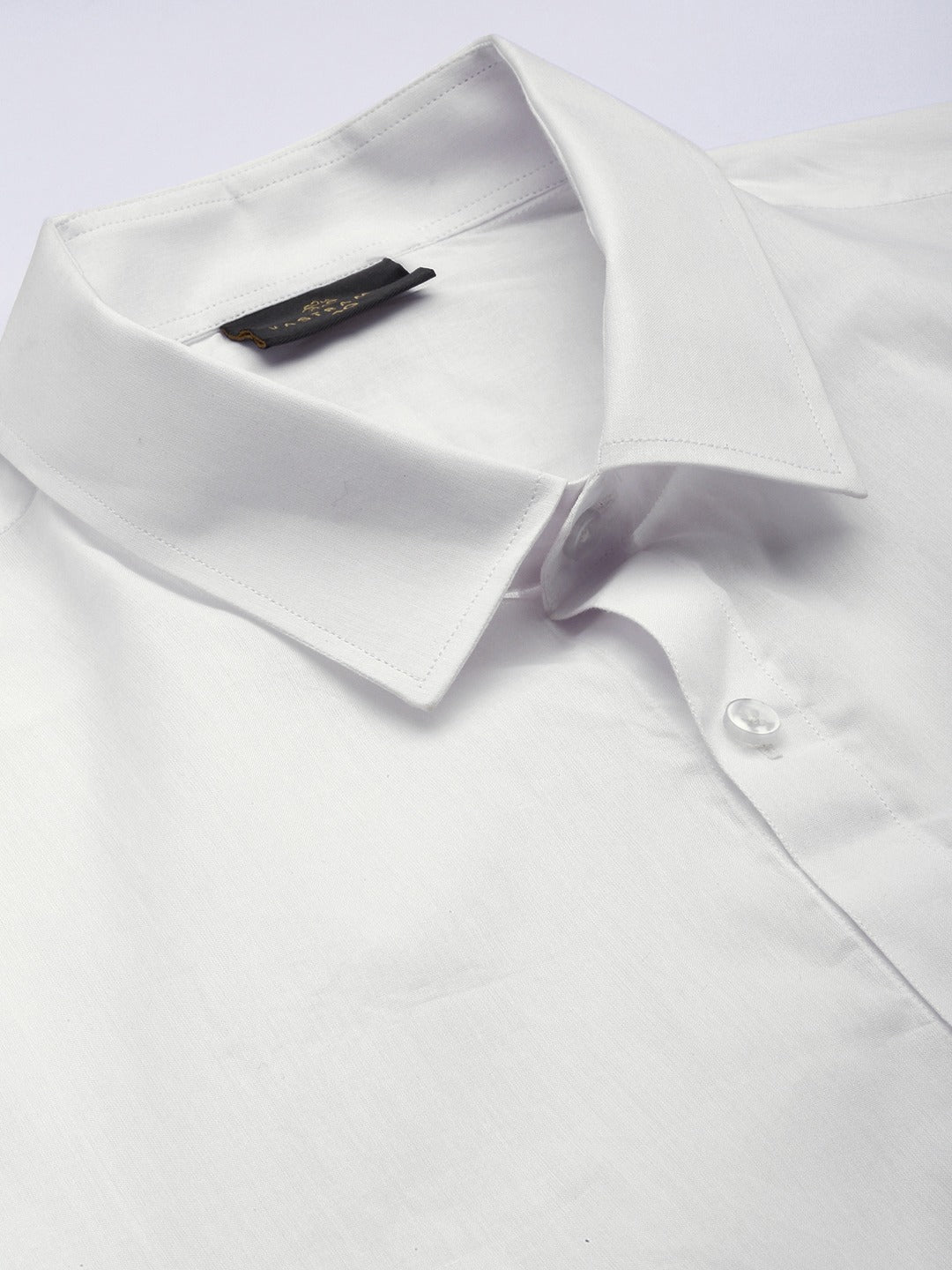 Vastramay Men's White Cotton Shirt With Mundu Set